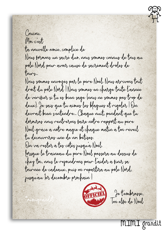 PRINTABLE-lettre-arrivee-lutin-de-noel-elfe numero 2 2