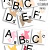 magnets-abécédaire-disney-à-télécharger-beige-rose-à-imprimer