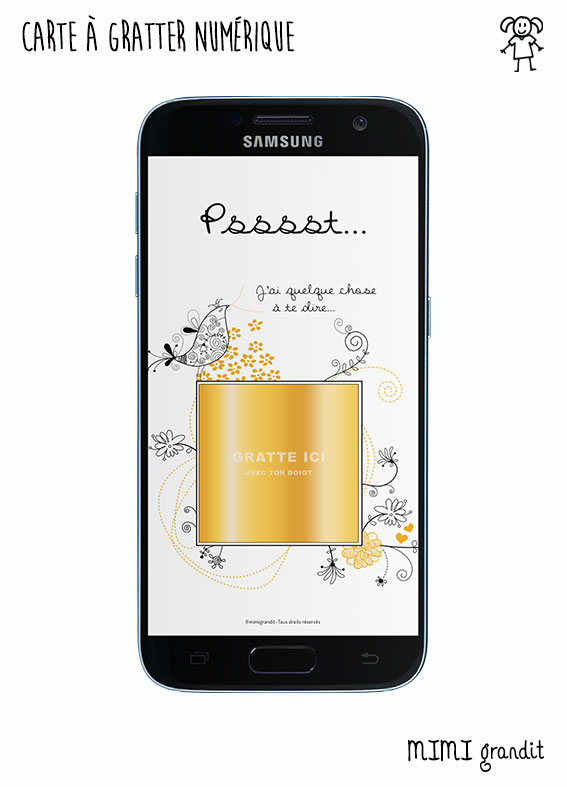carte-à-gratter-arabesques-jaune-annonce-grossesse