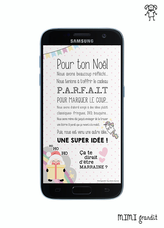 demande-marraine-Noël-carte-a-gratter-demande-parrain-sur-telephone