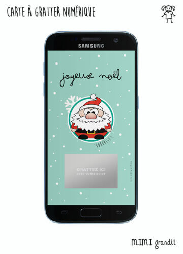 Annonce mariage, PACS, messages d'amour à gratter numérique Noël