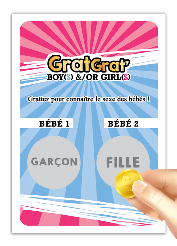 carte à gratter annonce sexe bébé jumeaux