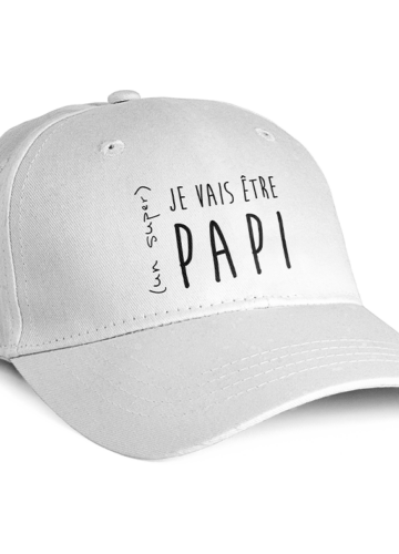 casquette annonce grossesse casquette super papi