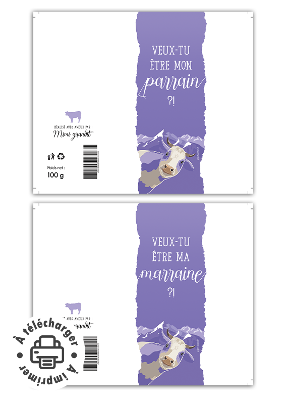 annonce demande parrain marraine chocolat milka