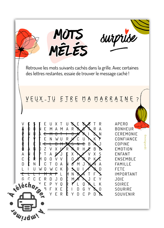 Réponses du jeu de mots mêlés pour une demande témoin originale à télécharger en PDF. Réponses du jeu de mots mêlés pour une demande témoin originale à télécharger en PDF.