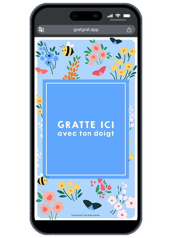 carte-a-gratter-numerique-personnalisable-fleurs-printemps-abeilles