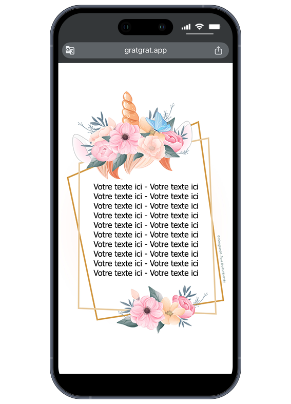 personnalisation-texte-message-surprise-licorne-mimi-grandit personnalisation-texte-message-surprise-licorne-mimi-grandit