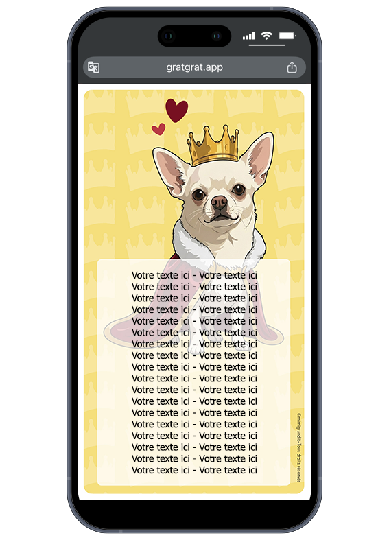 interface-personnalisation-carte-digitale-chien-rigolo interface-personnalisation-carte-digitale-chien-rigolo