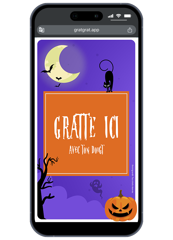 invitation-virtuelle-halloween-fantôme-citrouille-chat-noir