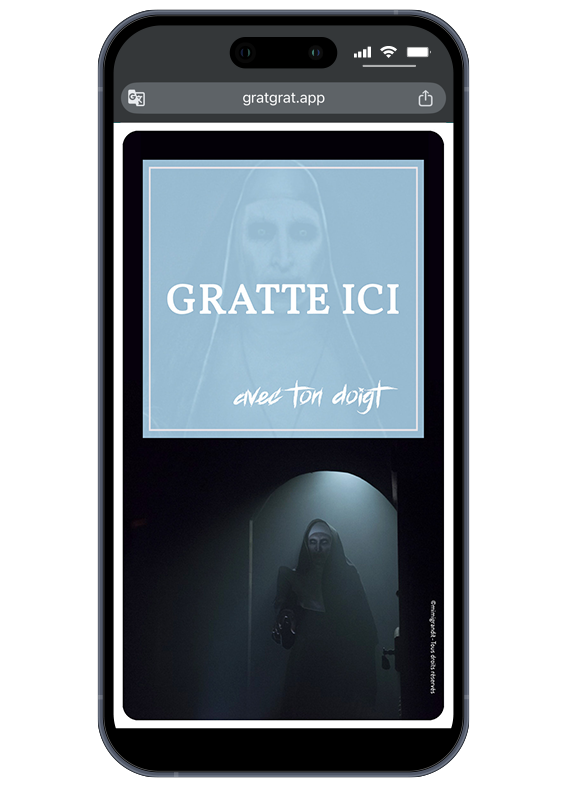 invitation-halloween-sur-telephone-le-nonne-visage-effrayant-cornette invitation-halloween-sur-telephone-le-nonne-visage-effrayant-cornette