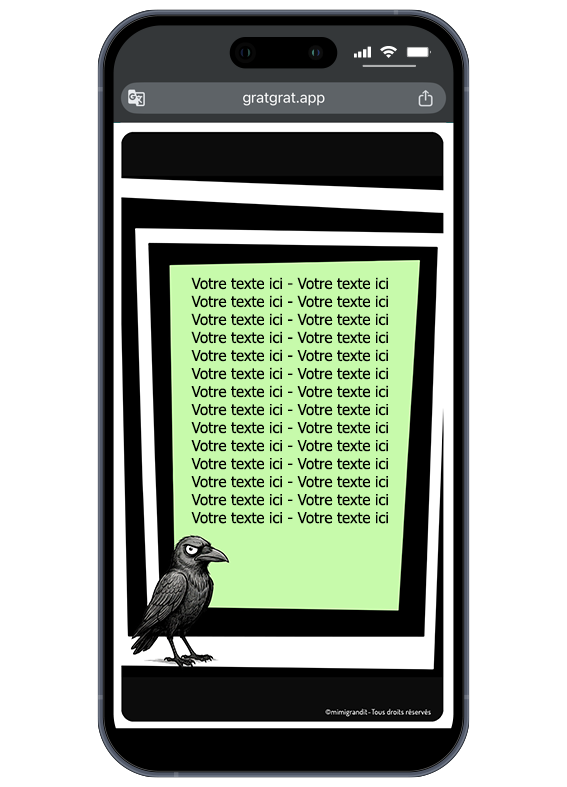 interface-personnalisation-carte-digitale-corbeau-mysterieux interface-personnalisation-carte-digitale-corbeau-mysterieux