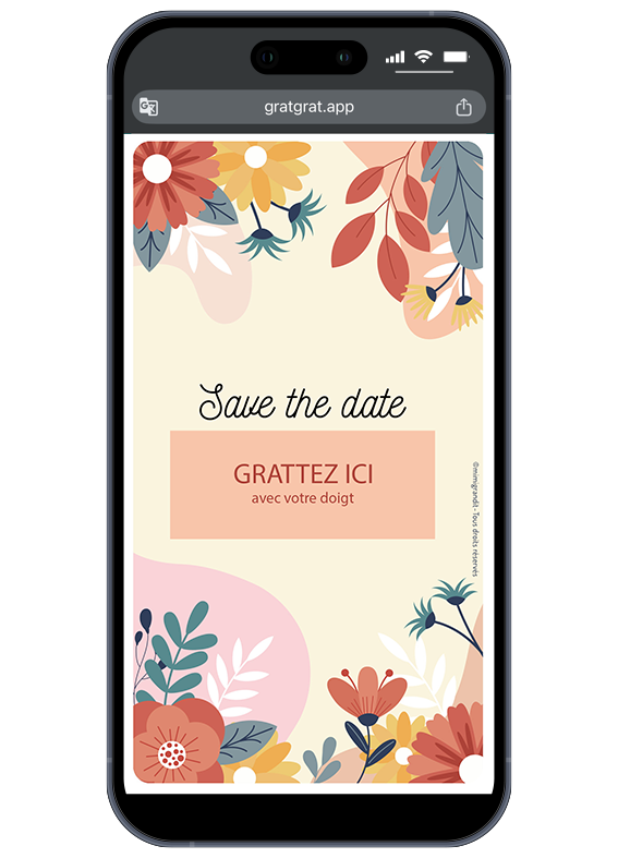 save-the-date-sur-telephone-mariage-fleurs-roses-pastels save-the-date-sur-telephone-mariage-fleurs-roses-pastels