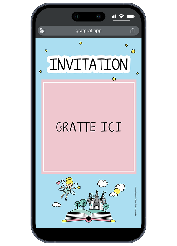 invitation-anniversaire-fille-livre-de-contes-chateau-fee-etoiles invitation-anniversaire-fille-livre-de-contes-chateau-fee-etoiles