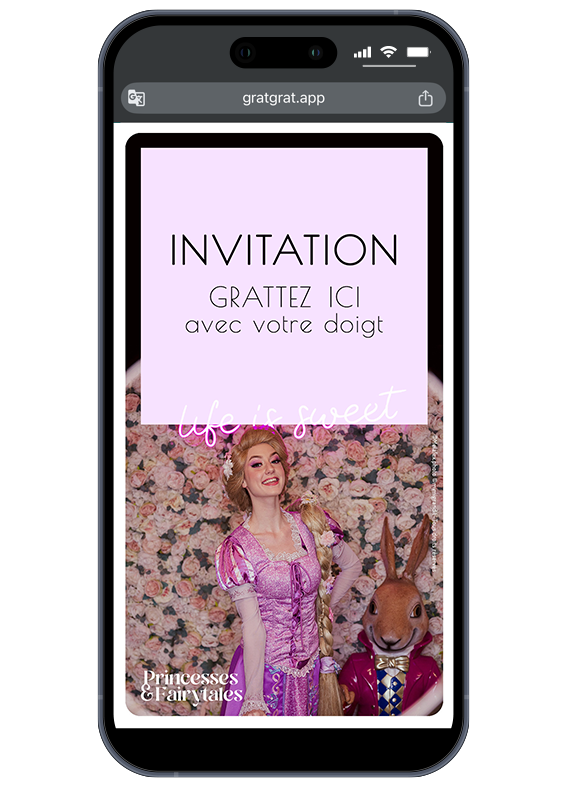 invitation-princesses-fairytales-raiponce-chevelure-dorée