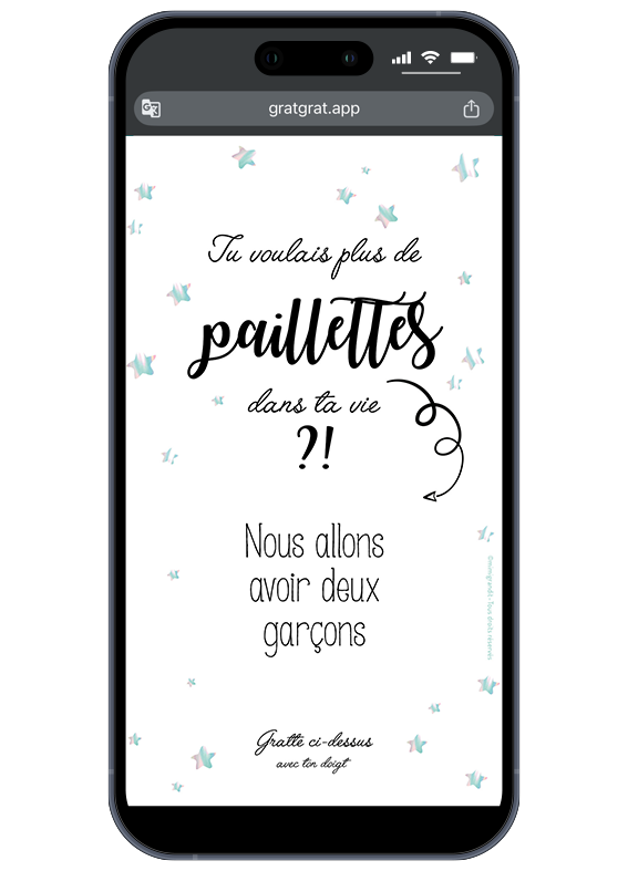 annonce-sexe-bebe-carte-gratter-numerique-paillettes-garcons annonce-sexe-bebe-carte-gratter-numerique-paillettes-garcons